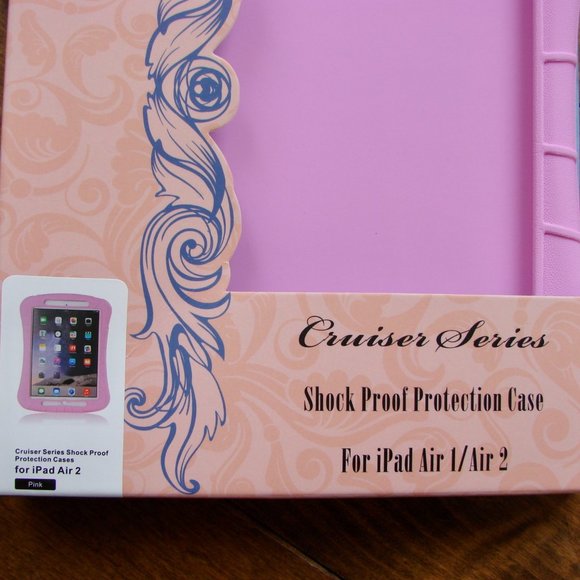 Pink iPad Air 1 or Air 2 Case Shock Proof Protection Case ~ BRAND NEW NWT - Picture 3 of 5